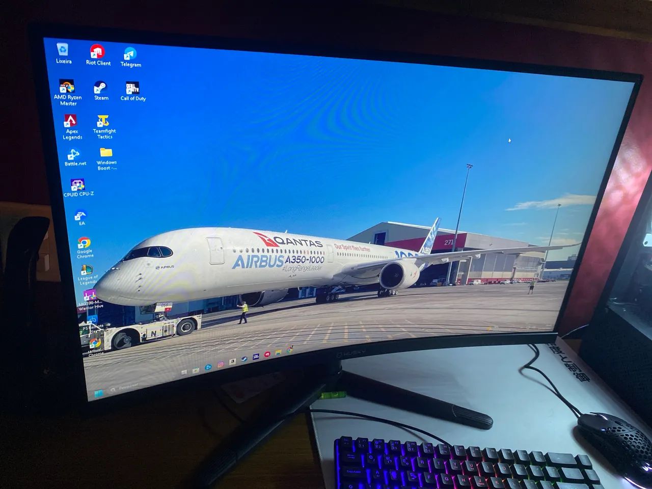 Monitor Curvo 27" ? 180 Hz (Excelente Estado)