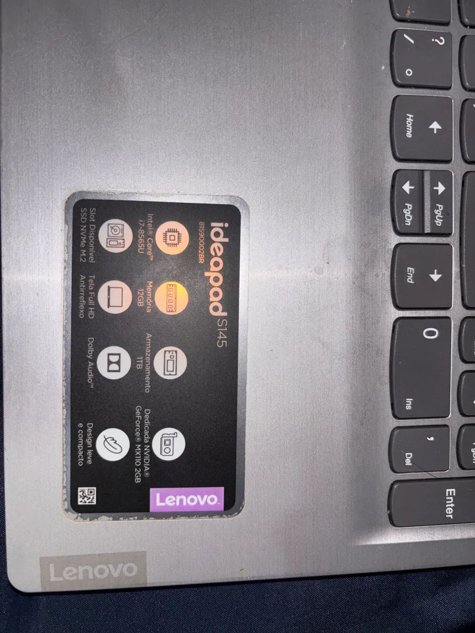 Notebook Lenovo Ideapad S145 12GB RAM, I7, GPU NVIDIA E SSD - Foto 3