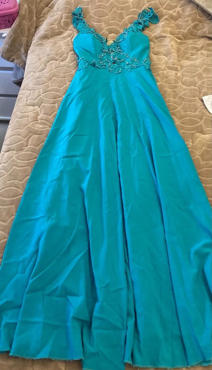 Vestido de festa bordado