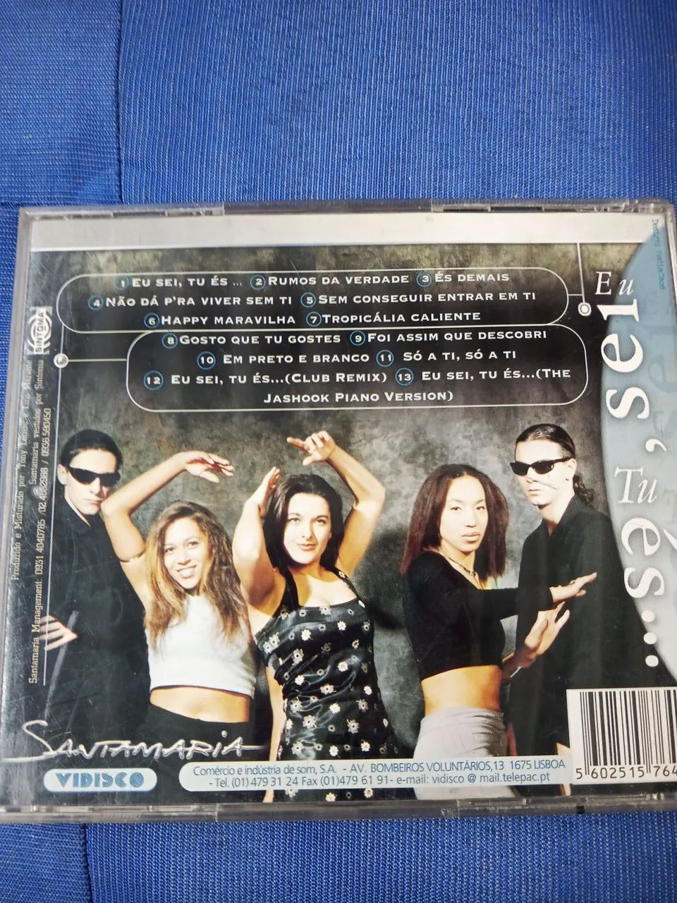 Cd SantaMaria - eu sei, tu és (pop português 1998) - Foto 2