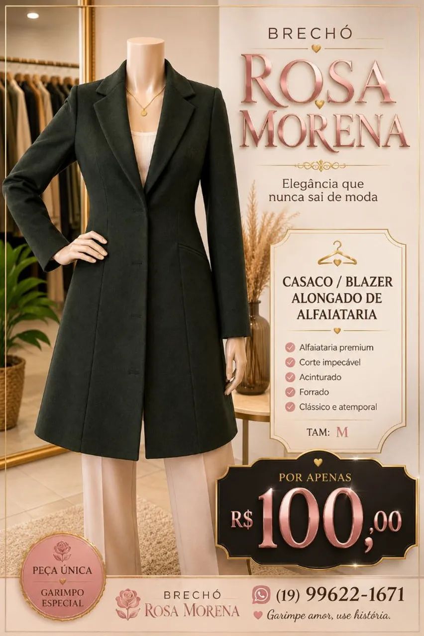 Sobretudo verde oliva 