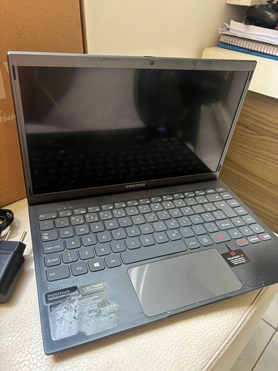 Notebook Positivo Motion Gray C4120F-S - SSD 120GB / 4GB RAM (Funcionando 100%) - Foto 2