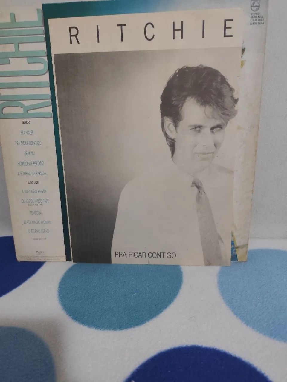 LP vinil Ritchie para ficar contigo com encarte e panfleto  - Foto 3