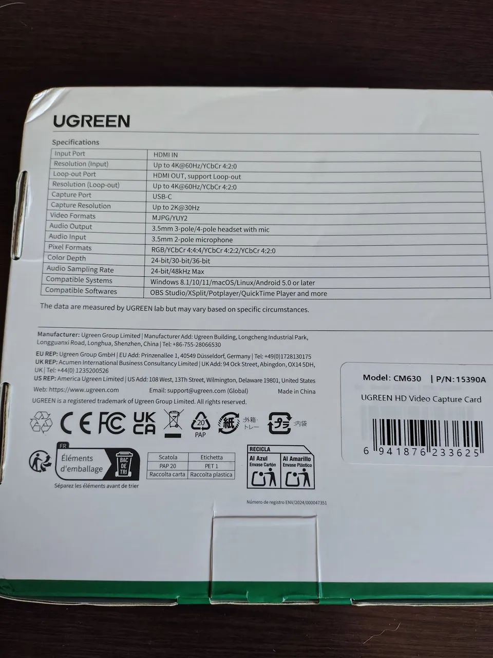 Capturadora HDMI Ugreen nova lacrada - Foto 2