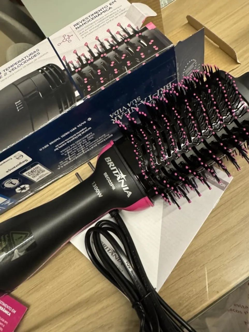 Escova Secadora Britânia 1300W | 4 em 1 | NOVA  - Foto 3