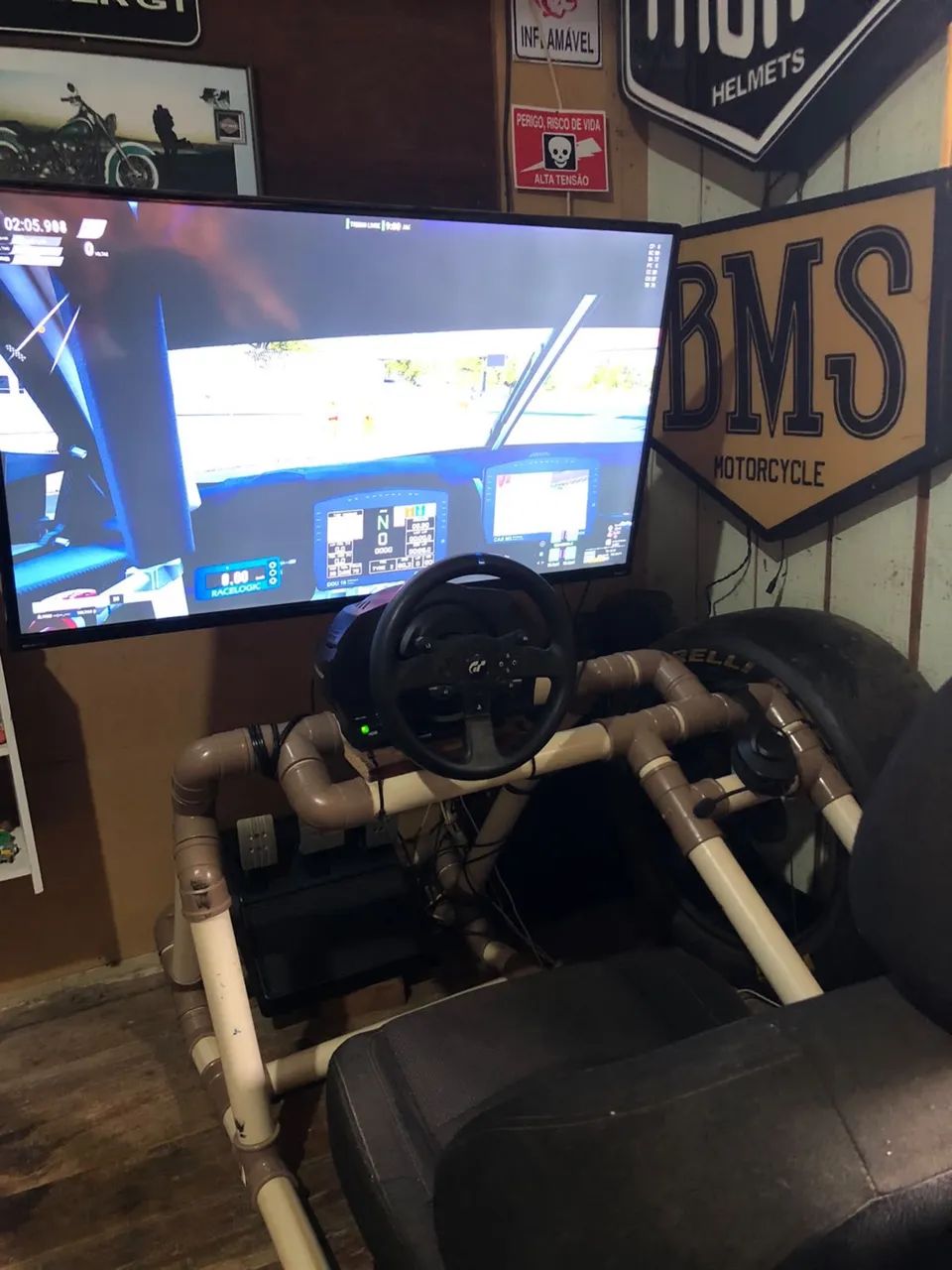 Cockpit thrustmaster T300 RS completo - Foto 3