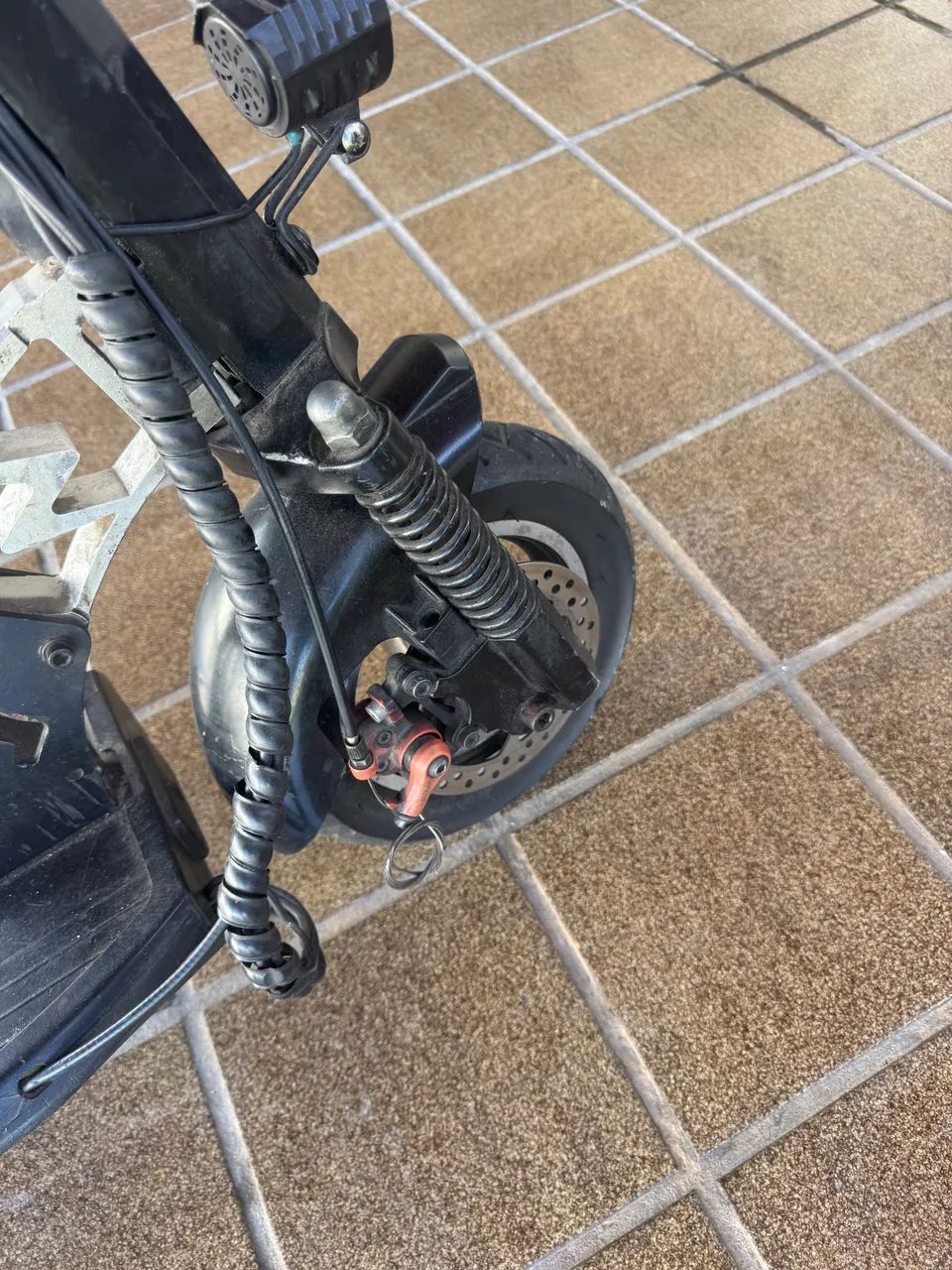 Patinete elétrico com amortecedor para offroad  - Foto 2