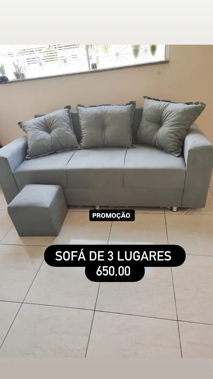 CONJUNTO. 650 com puf de brinde 