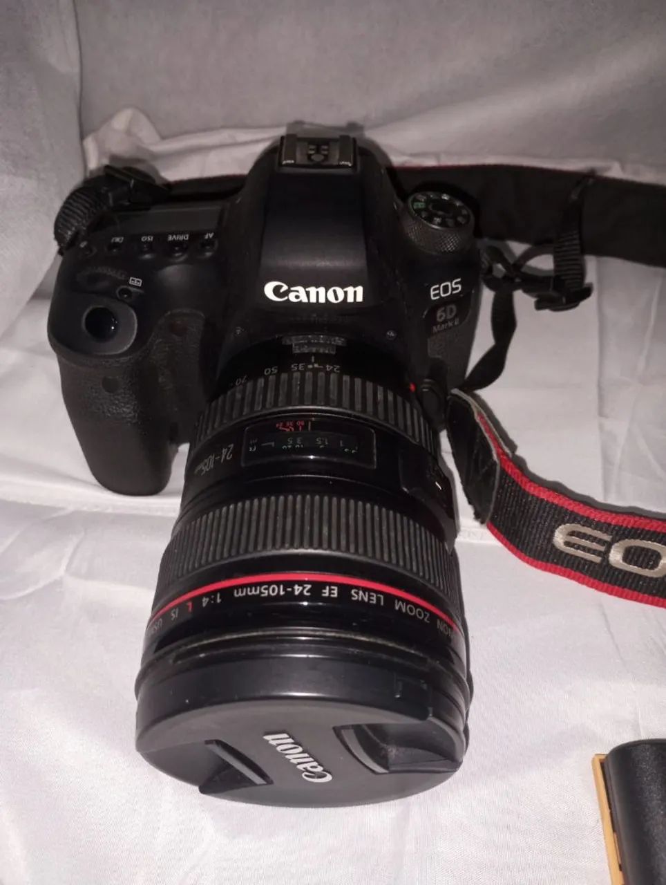 Câmera Canon 6D Mark II wi-fi - Kit EF 24-105 f/4L IS II USM + Carregador + 2 baterias - Foto 4