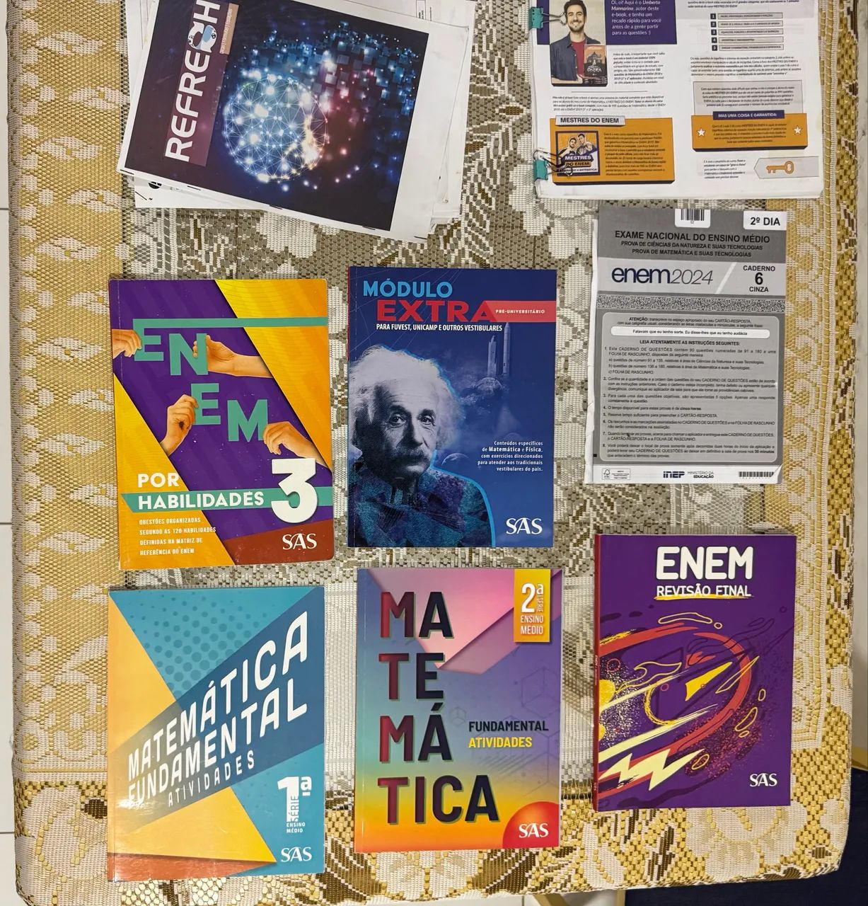 Material Estudo ENEM 2026 SAS, FTG e UMBETO MANNARINO MATEMÁTICA
