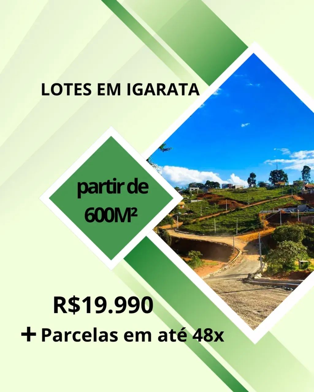 Viva Mais Leve! Terrenos de 600m² em Igaratá