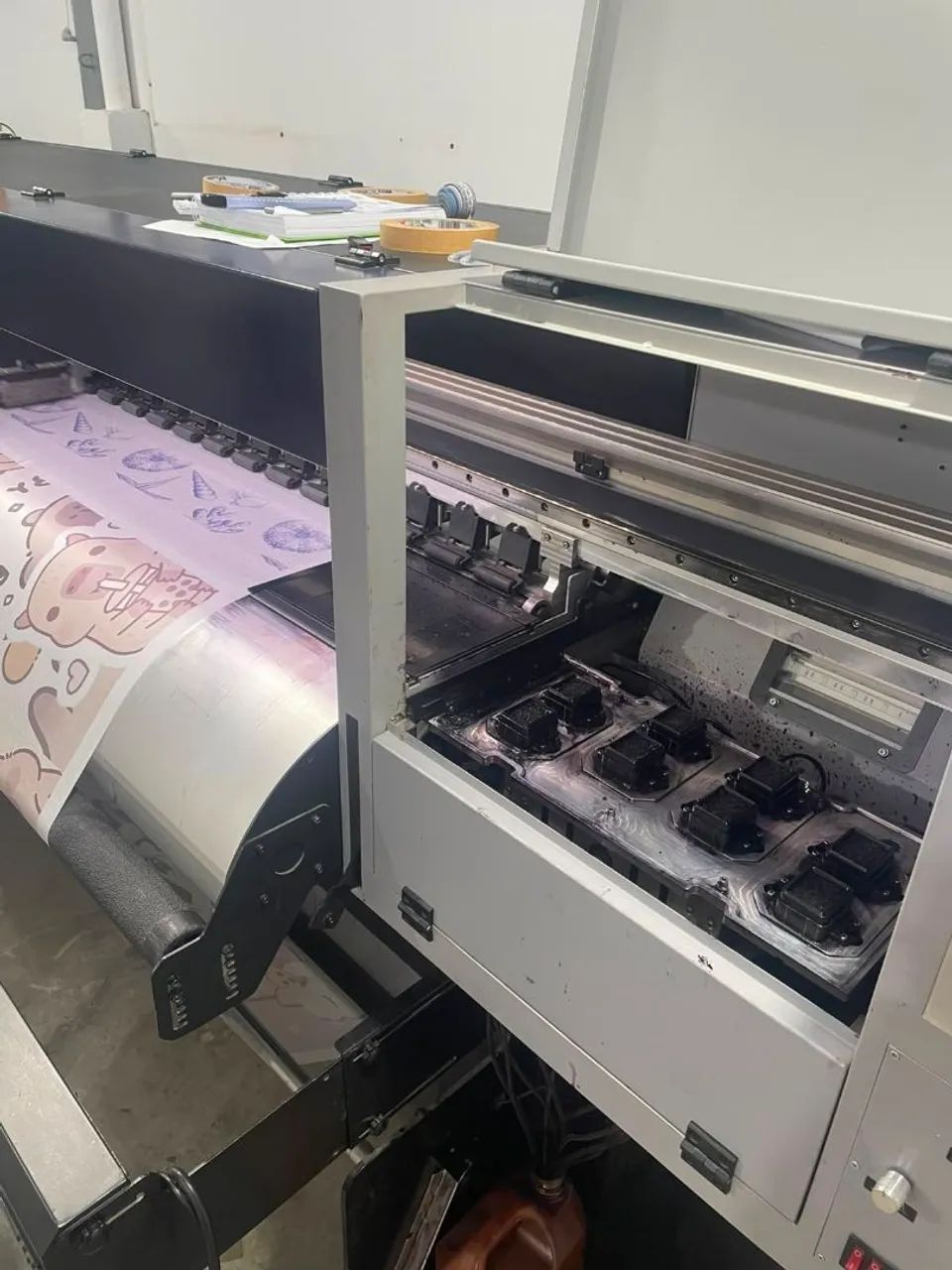 IMPRESSORA PLOTTER SUBLIMAÇÃO IMPECÁVEL 8 CABEÇAS  - Foto 3