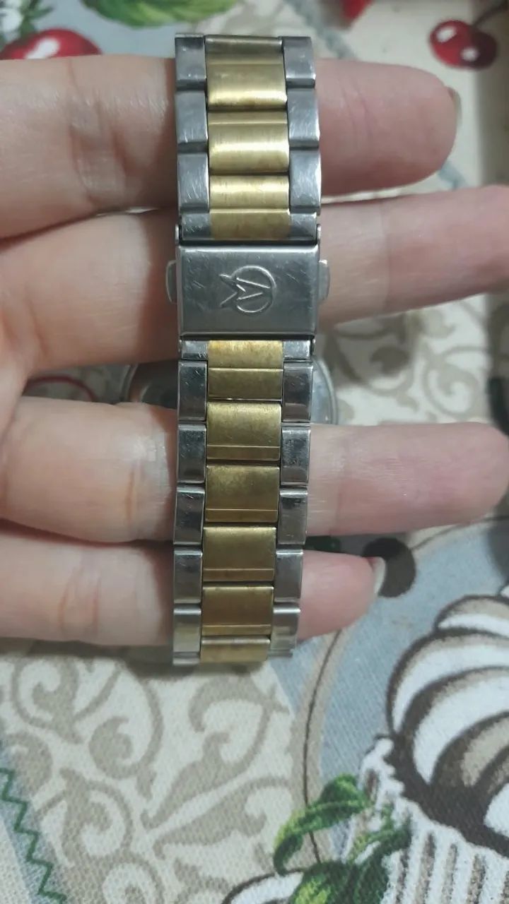 Relógio de pulso Champion Elegance dourado e prata - Foto 3