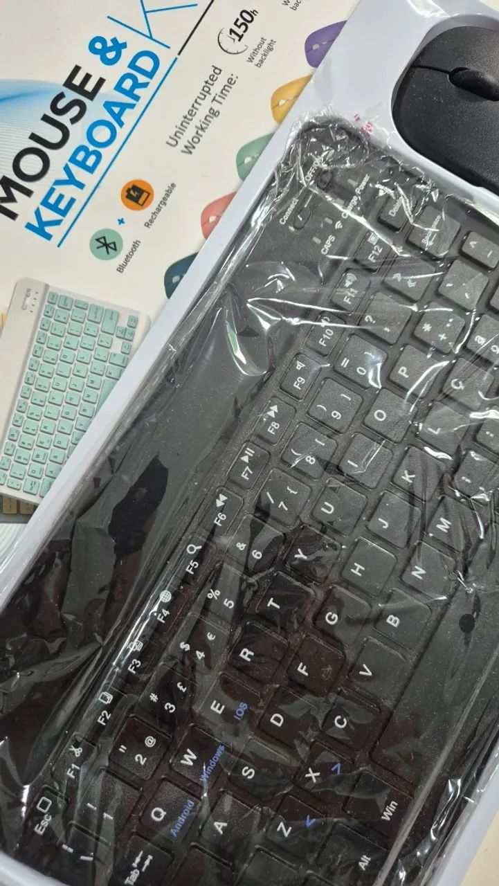 ? Transforme seu Tablet em um Notebook! Kit Teclado + Mouse - Foto 4