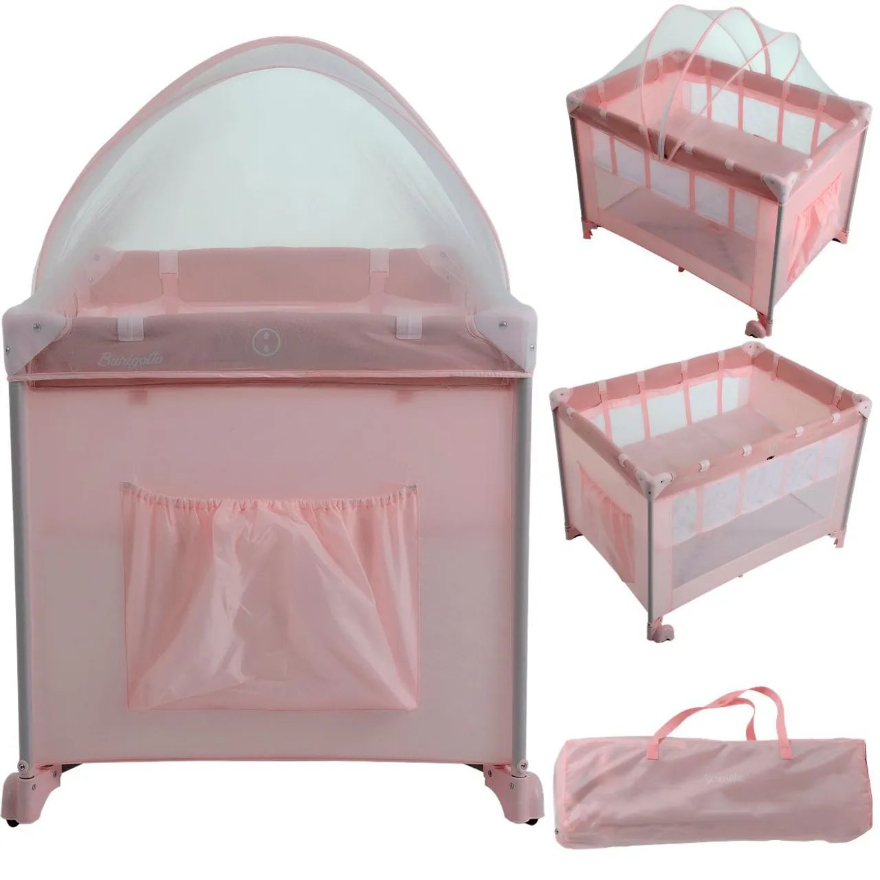 Berço Burigotto Pink