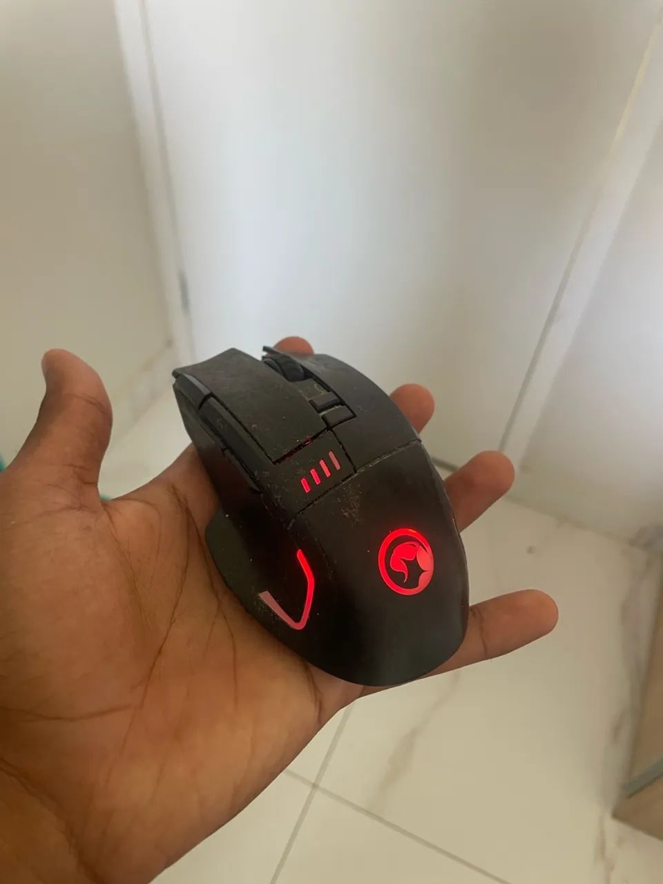 Mouse gamer + mouse pad 