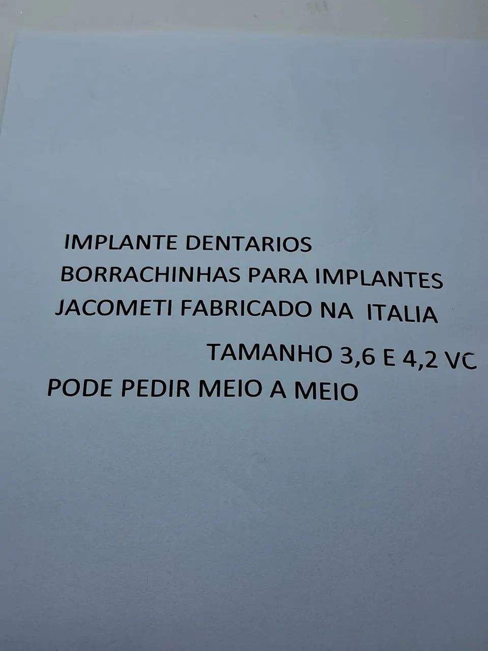 Dentista implante borrachinha para implante 3.6 ou 4.2 - Foto 2