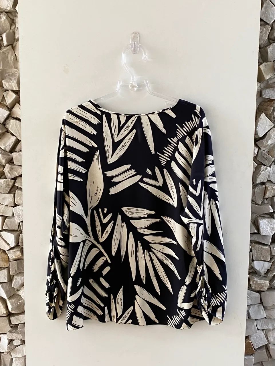 blusa TESS concept oversized folhagem - Foto 4