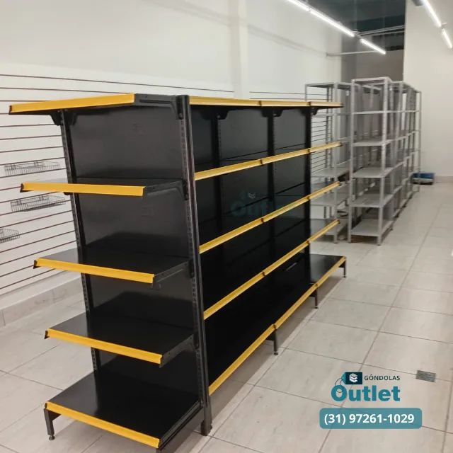 Prateleira de aço padrão e reforçada - Pronta Entrega