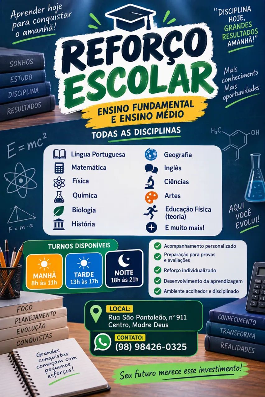 reforço escolar 