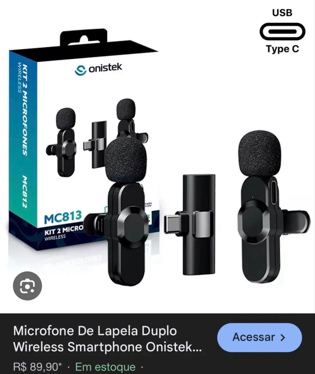 Microfone para celular ou tablet  - Foto 2