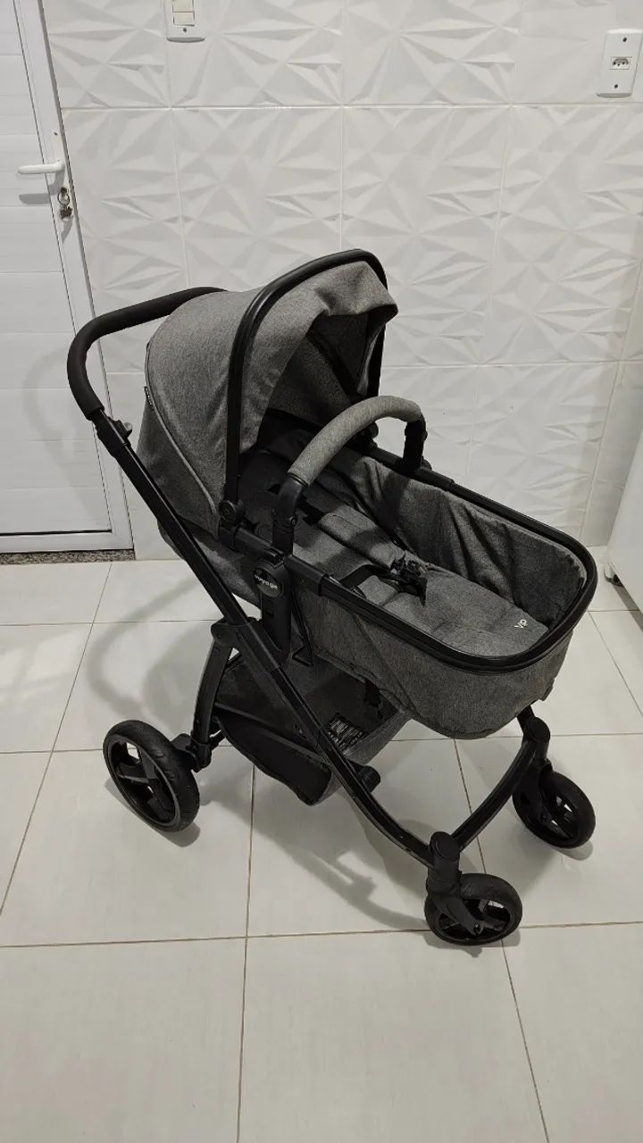 Carrinho de bebê + bebê conforto + Moisés - Foto 4