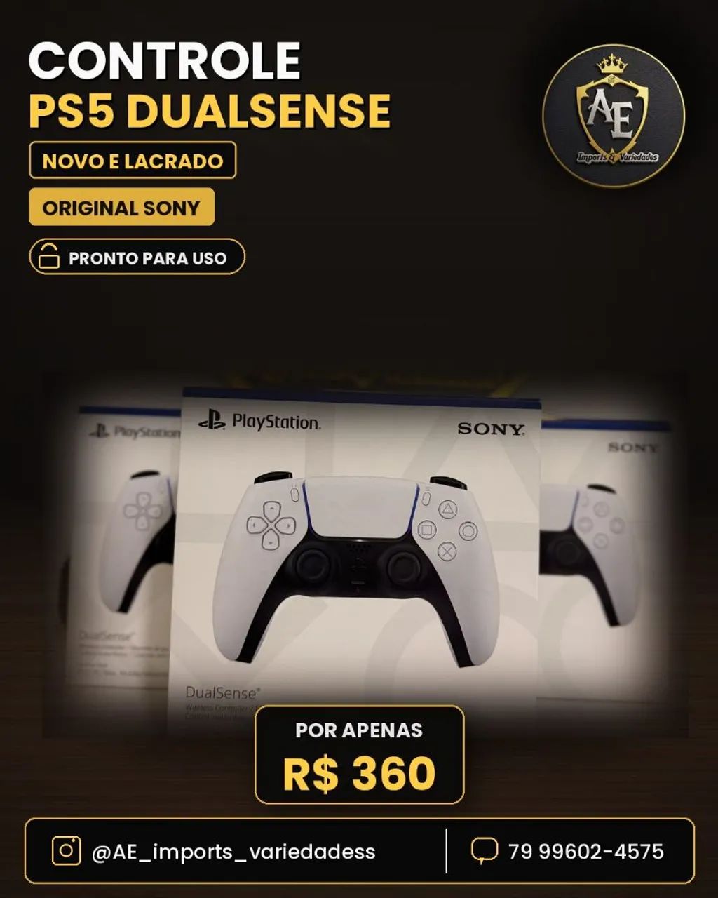 Controles ps5 Novos lacrados 
