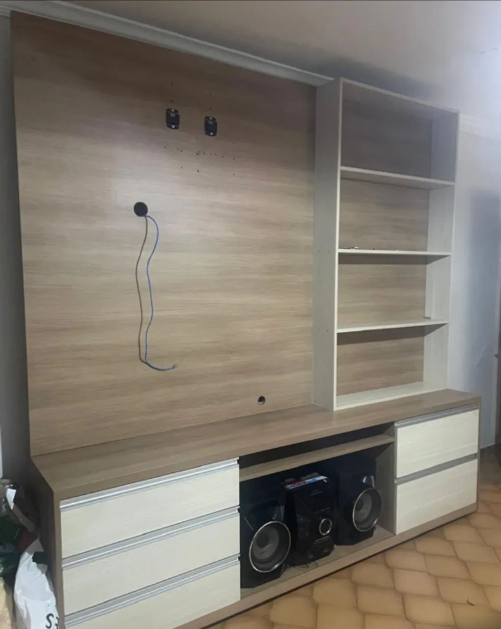 Vendi painel com rack  - Foto 2