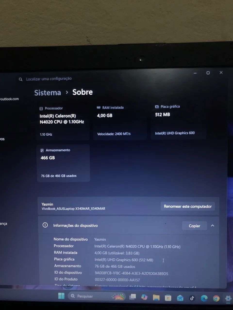 Notebook + mouse game, aceito trocas  - Foto 4