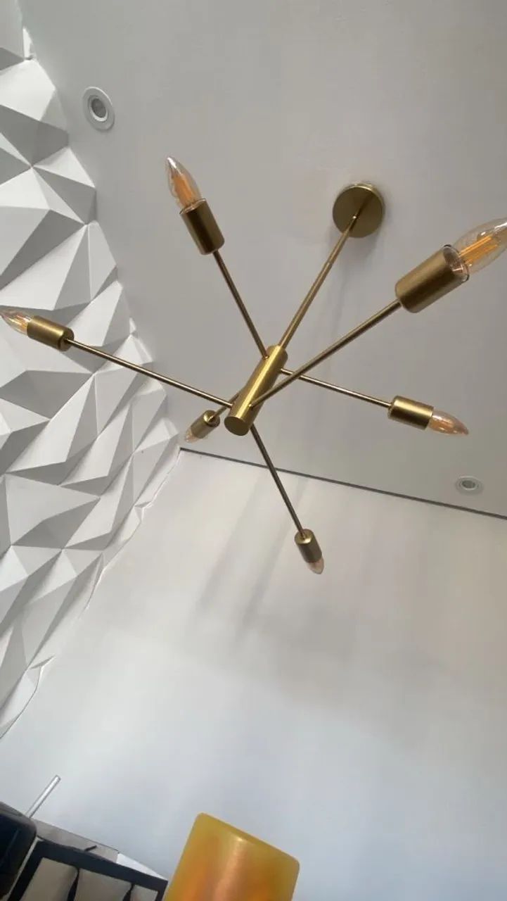 Lustre 6 lâmpadas 