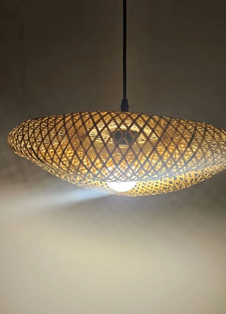 Pendente bambu curvo 