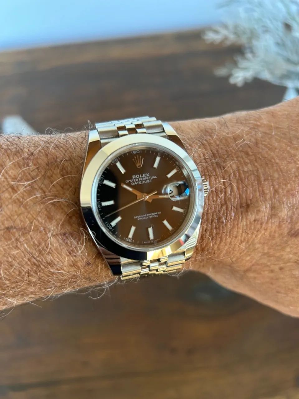 Relógio Rolex Datejust 41mm fundo grafite - Super C - Foto 2