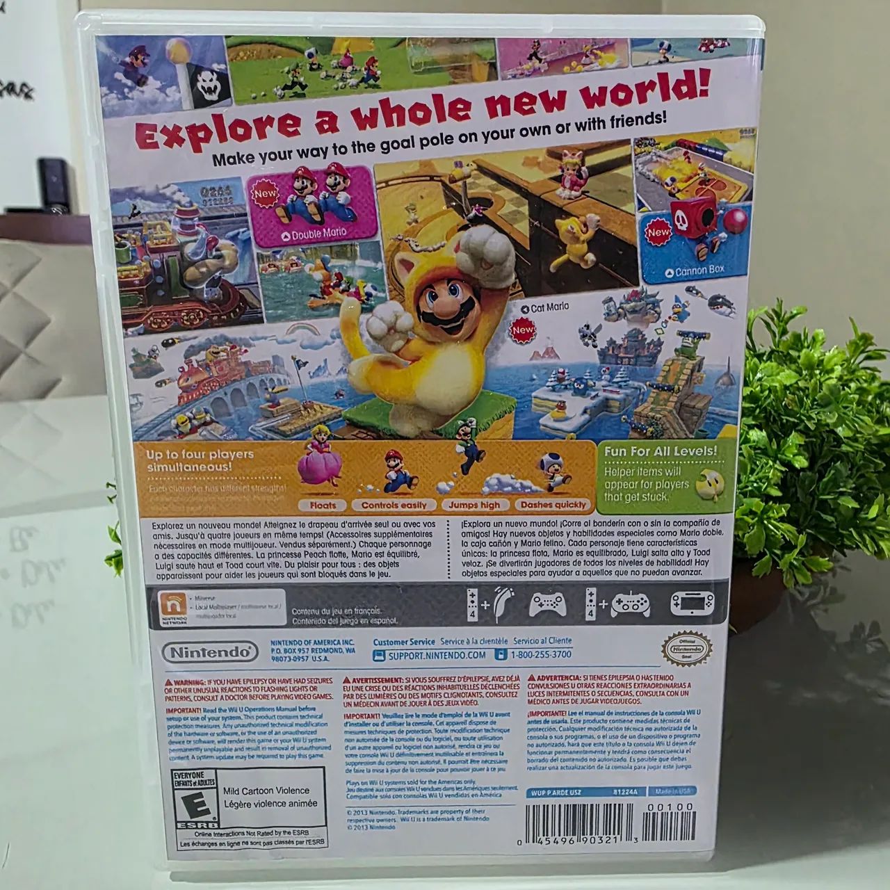 Super Mario 3D World - Capa Impressa - Foto 2