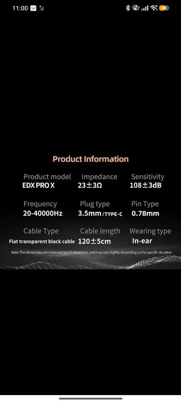 Fone intra auricular kz EDX pro X - Foto 3