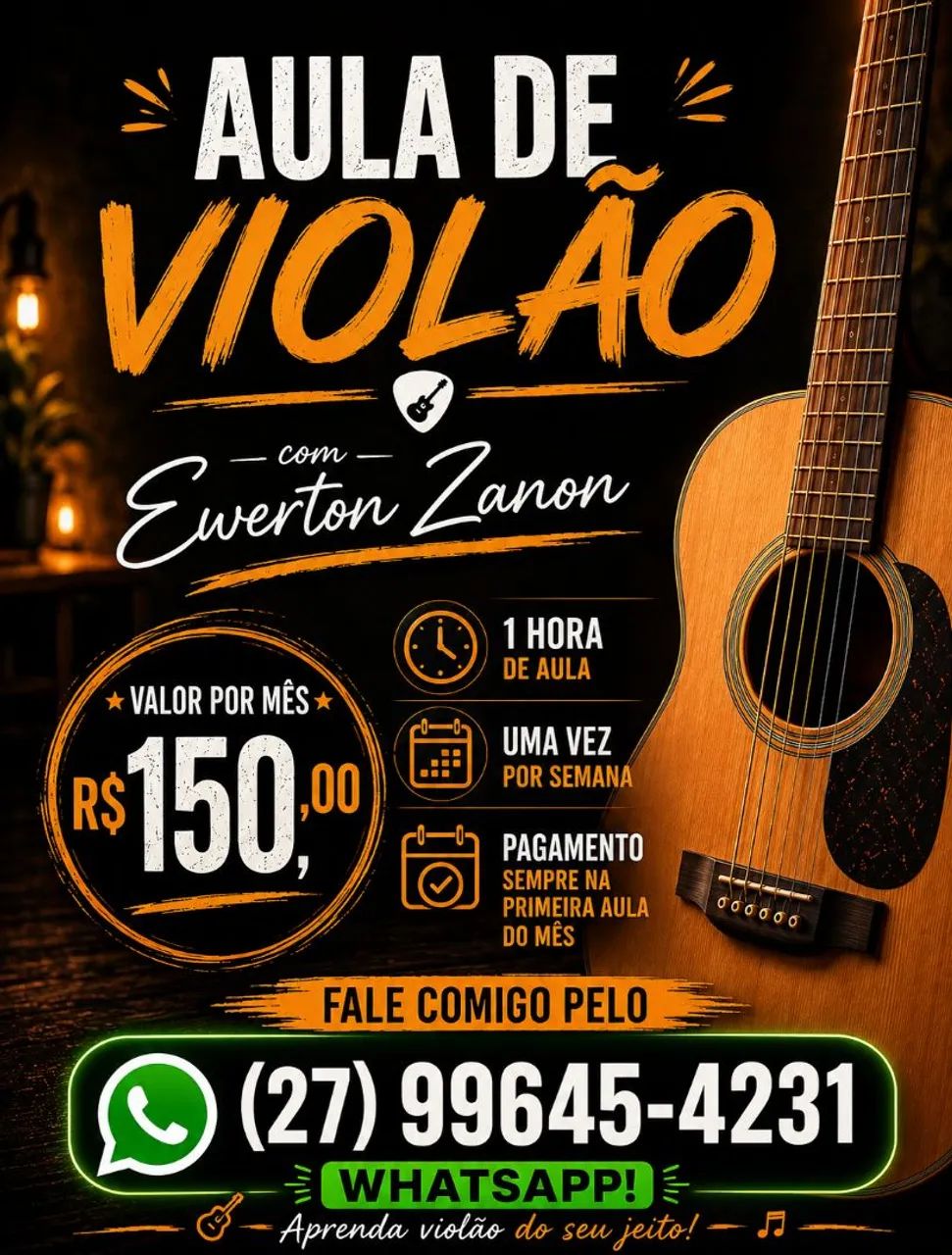 AULAS DE VIOLÃO PARA INICIANTES 