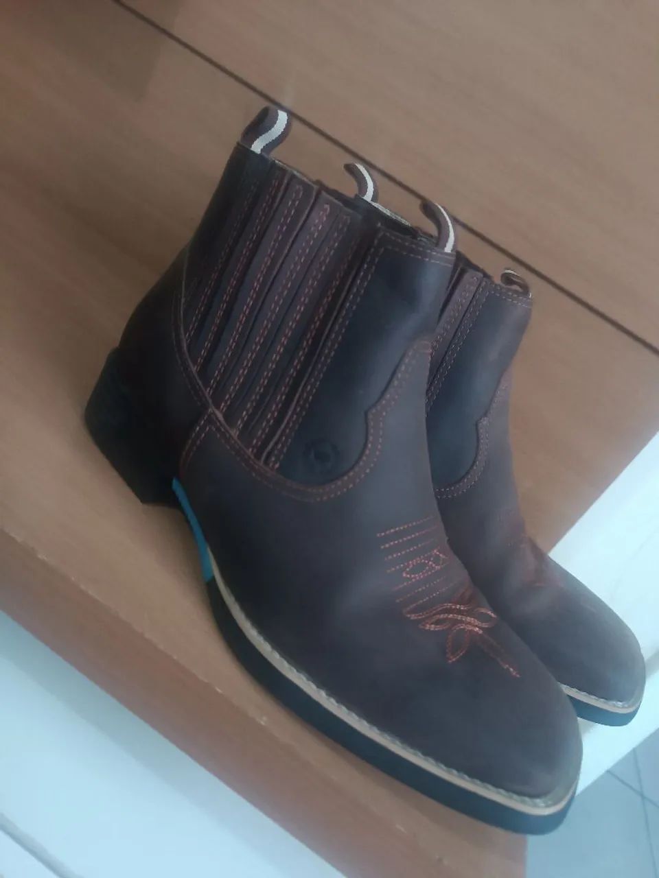Bota de couro  - Foto 3