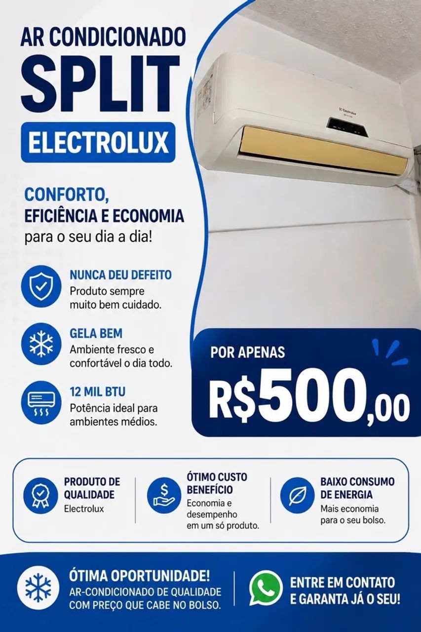Estamos vendendo ar condicionado 
