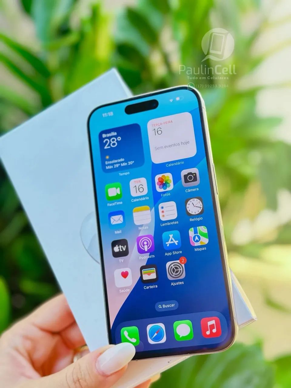 IPhone 15 Pro 128gb natural titanium - Celulares e Smartphones