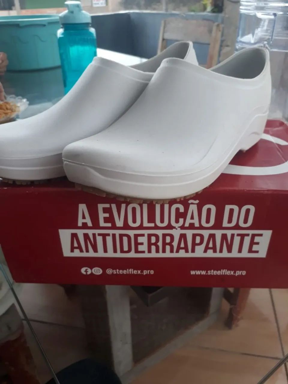 Sapato ocupacional branco - Foto 2