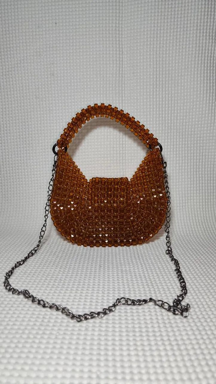 Bolsa de Miçangas - Cristal Âmbar  - Foto 2