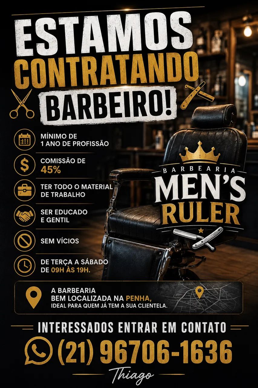 Vaga de barbeiro 