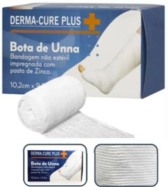 Curativo Bandagem Bota De Unna - Com Zinco - Elástica - Foto 2