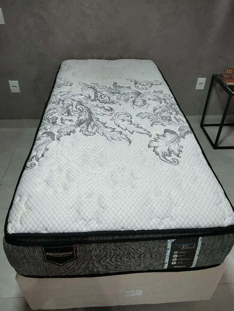 Cama de solteiro colchão minaspuma e a base  - Foto 2
