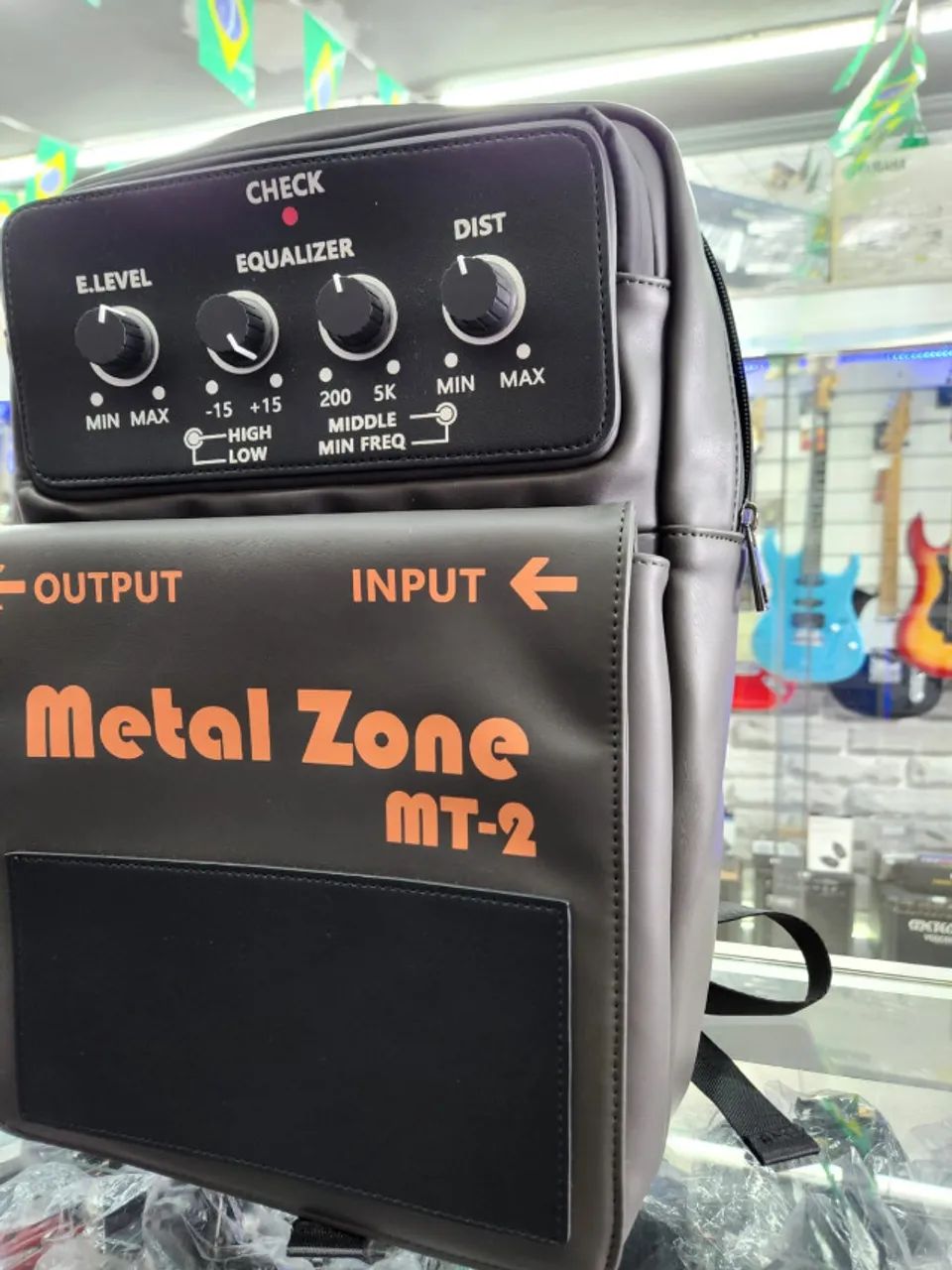 Mochila estilo pedal BOSS Metal Zone MT-2- NOVO - Foto 5