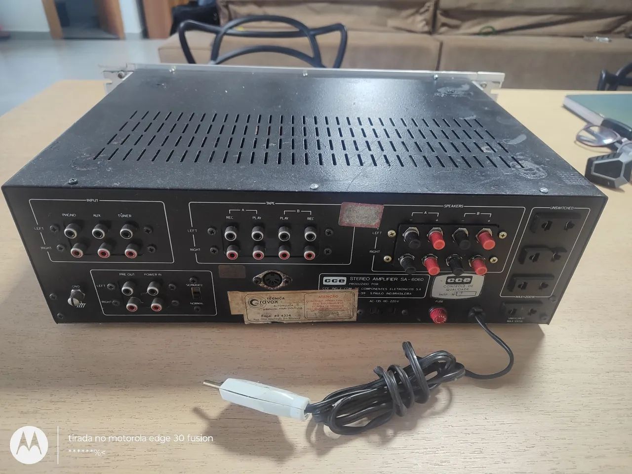 AMPLIFICADOR CCE SA6060 STUDIO  - Foto 5