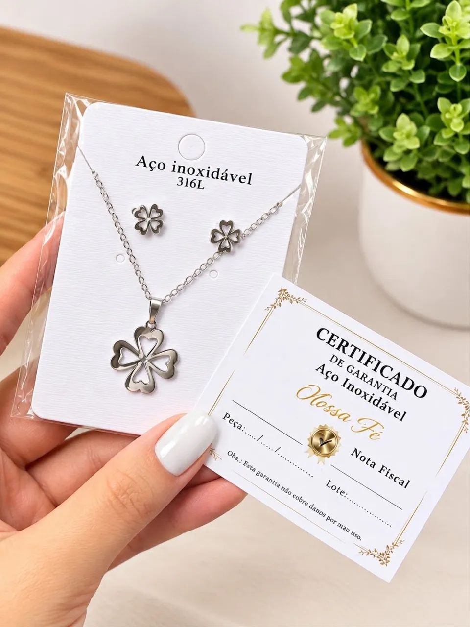 Conjuntos em aço inoxidável 