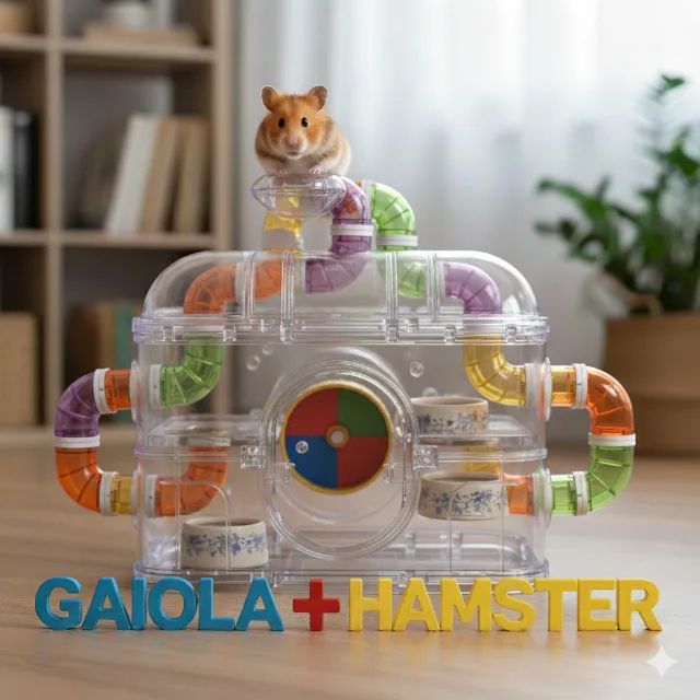 Gaiola + Hamster