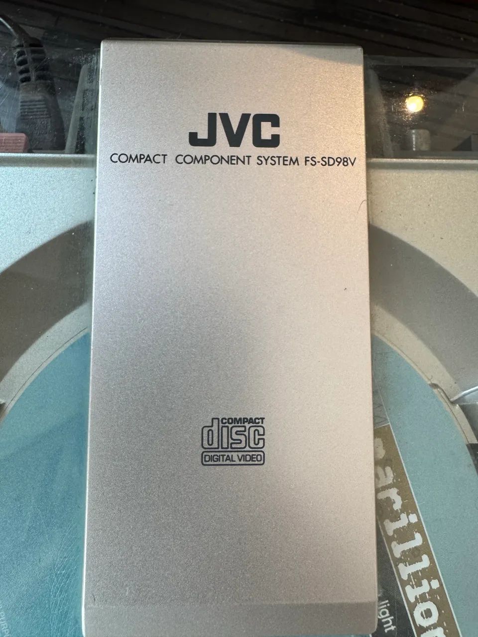 Micro System JVC FS-SD98V , com caixas de som em madeira