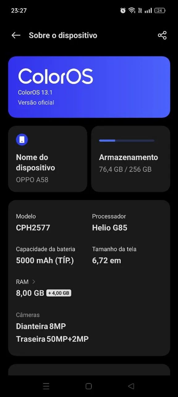 Oppo A58 4G 256GB