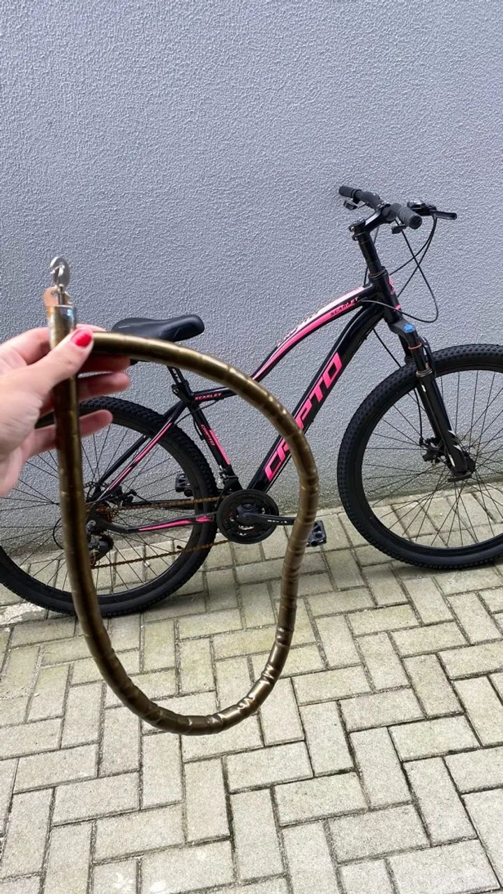 Bicicleta Seminova, acompanha cadeado - Foto 3